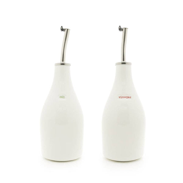 Keith Brymer Jones Oil & Vinegar Bottle Set - oil & vinegar