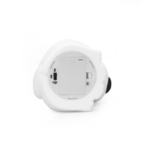 Dhink Medium Colour Changing LED Night Light | White Puppy with Black Spot & Blue Collar