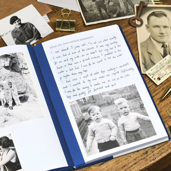 Dear Dad Guided Memory Journal | Heartfelt Gift for Dad |