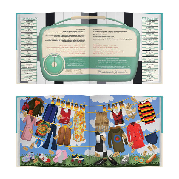 Born In The 60s Memory Book | Nostalgic Milestone Gift |