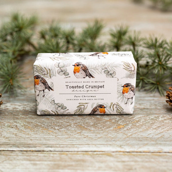 Robin & Eucalyptus Soap Bar 190g - Pure Christmas