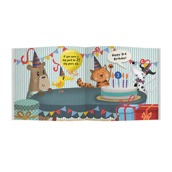 Wow! You're 3 | Age Cards | Age Birthday Cards | Age 3
