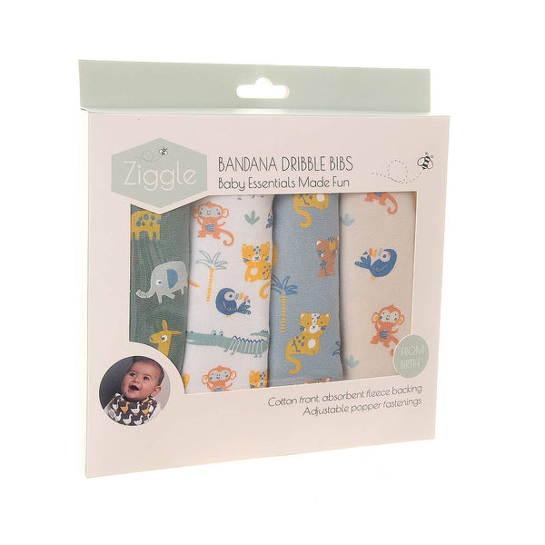 Savanna Animals Bib Set
