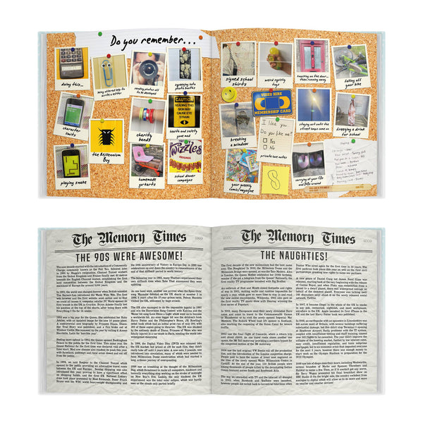 Born In The 90s Gift Book