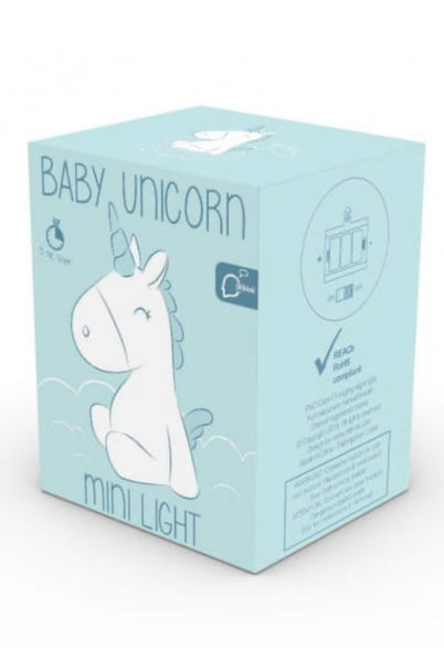 Dhink Mini Colour Changing White Unicorn Night Light