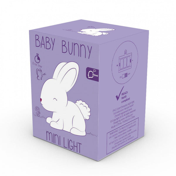 Dhink Mini Colour Changing White Bunny Night Light
